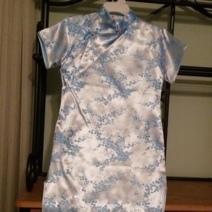 Oriental dress, girls size 12, short length